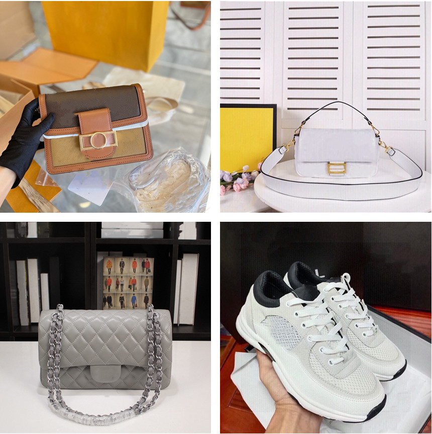 

2022 Luxury fashion designer bags female single shoulder bag, Grey