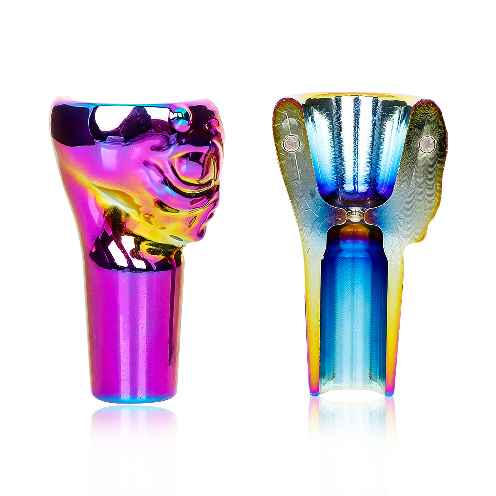 

14mm 19mm Alien Magnetic Bowl for Glass Bongs Easy Cleaning Smoking Accessories 1pc