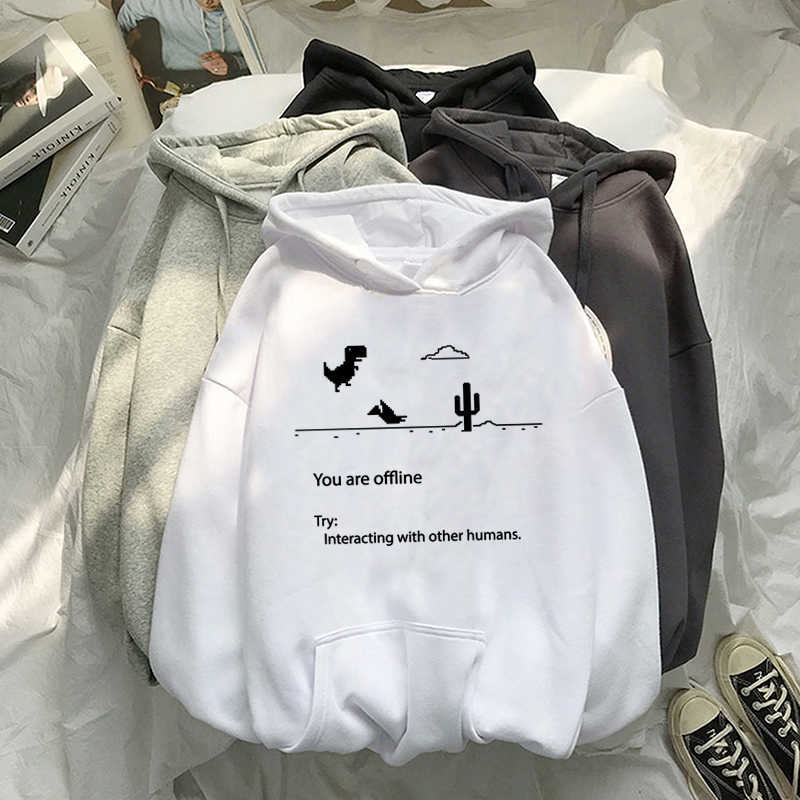 

Men' Hoodies Sweatshirts Women' Retro Hoodie Autumn New Harajuku Kpop Dinosaur Long Sleeve Top Tee Fashion Casual Sports Shirt Men Clothing Hoodie T221008, M4744-black