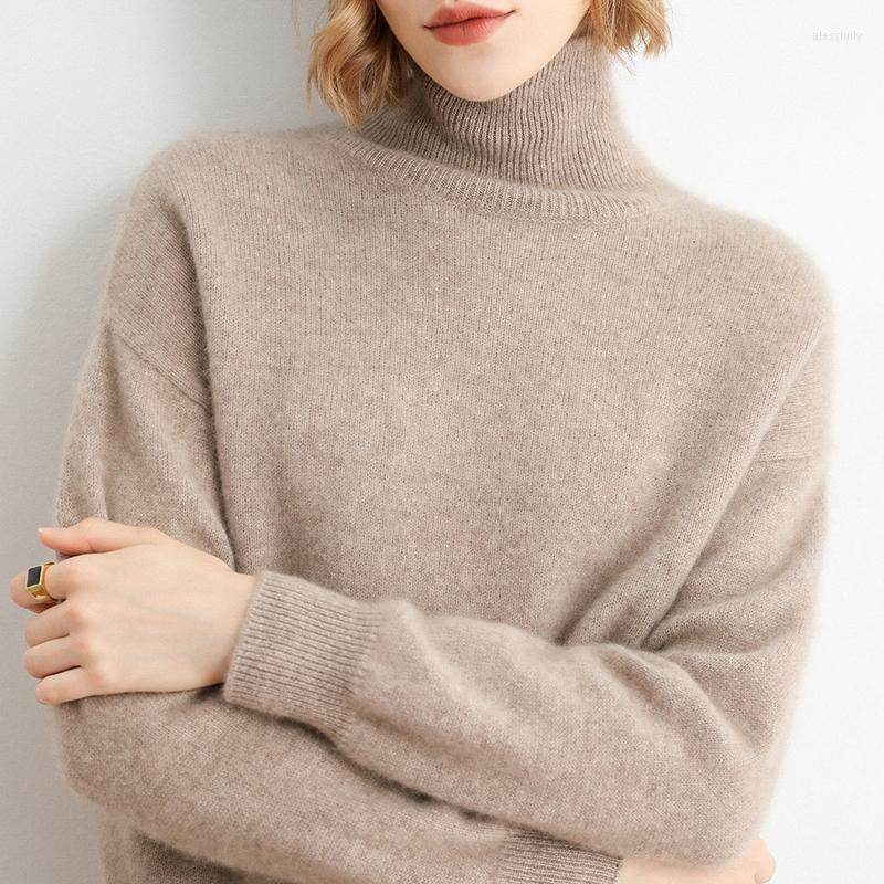 

Women' Sweaters Winter Women' Long Sleeve Turtleneck Basic Jumper Wool Knitted Sweater Female Pullover Clothing Tops Shirt Blouse, Hei