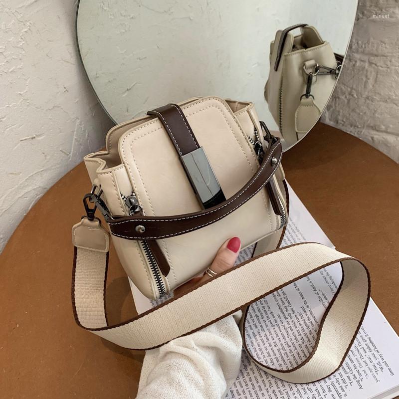 

Evening Bags Luxury Shoulder Bag For Women PU Leather Crossbody Vintage Handbag Designer Lady Purse, Khaki