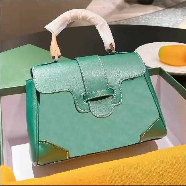 

HH Women Luxurys Designers Bags Classic designer Saigon mini Tote bag handbags luxury Genuine leather ladies messenger bag Pure fashion, Red