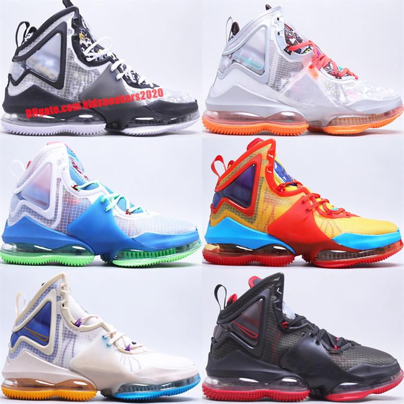 

High Quality LeBrons XIX 19 Basketball Shoes 19s Royalty Fast Food Bred Space Jam Dutch Blue Lime Glow Tune Squad Classic Mens Wom323w, 5 minneapolis lakers