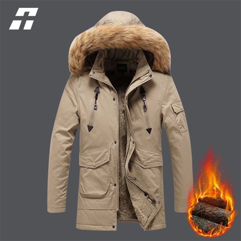 

Men's Down Parkas Men's Fur Collar Hooded Parkas Men Winter Windproof Jacket Windbreakers Casual Mens Fleece Thicken Jacket Warm Parkas Coat 221008, Lsjs2027green