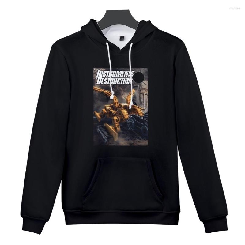 

Men's Hoodies Instruments Of Destruction Hoodie Unique Tops 3D Hooded Personalization Streetwear Long Sleeve Pullover Game Clothes