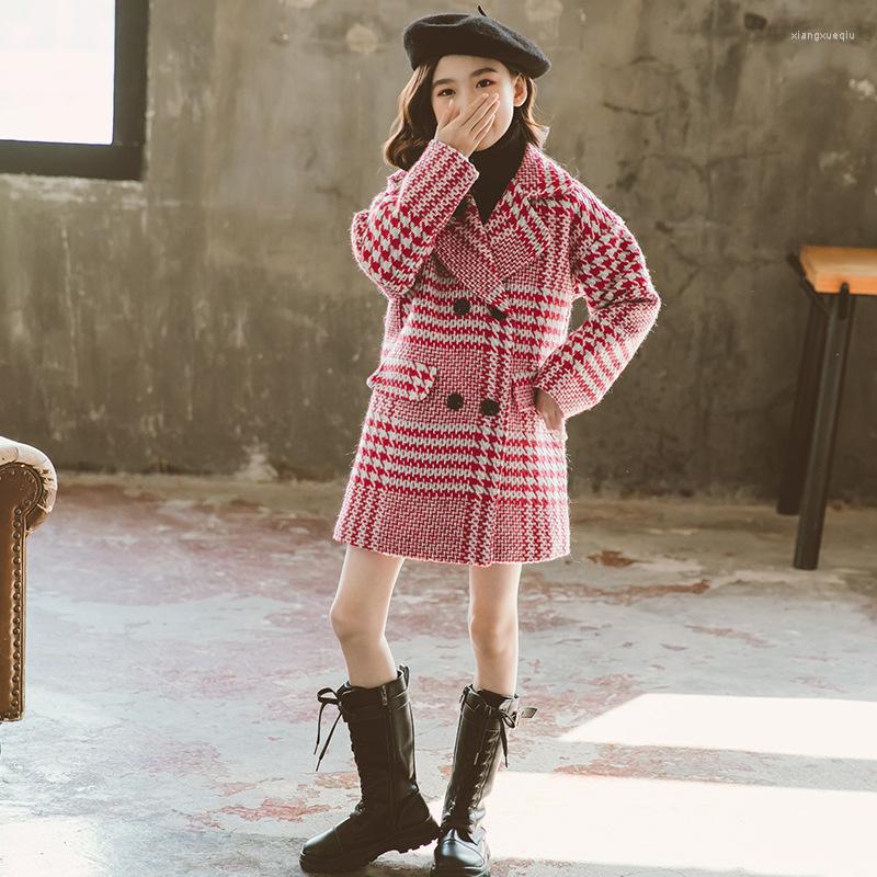 

Coat Cool Jacket Winter Spring Outerwear Top Children Clothes School Kids Costume Teenage Girl Clothing Woolen Cloth High Qualit, Leggings