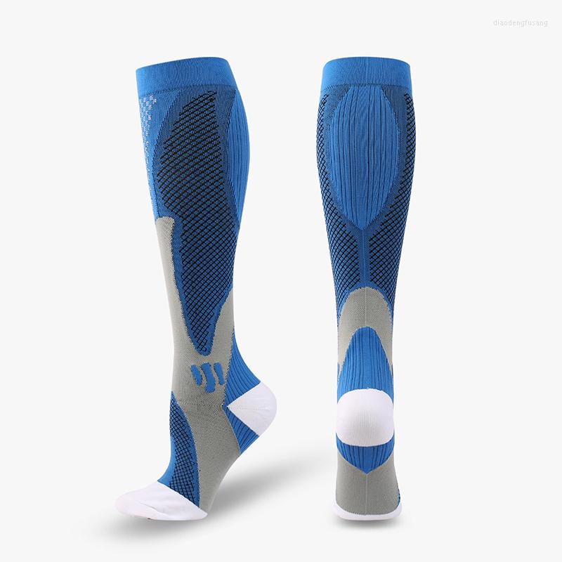 

Men's Socks Fast-drying Breathable Compression For Men Women Outdoor Running Cycling Sports Stockings Varicose Vein, Wz082-1