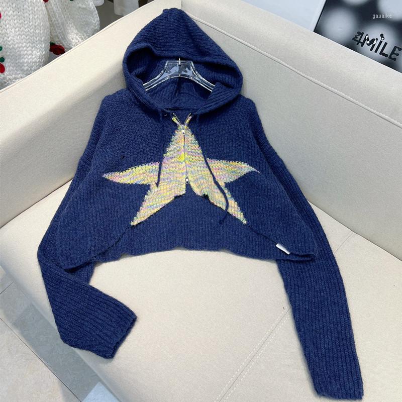 

Women' Knits R09653 Fashion Women' Sweaters 2022 Runway Luxury European Design Party Style Clothing, Picture shown