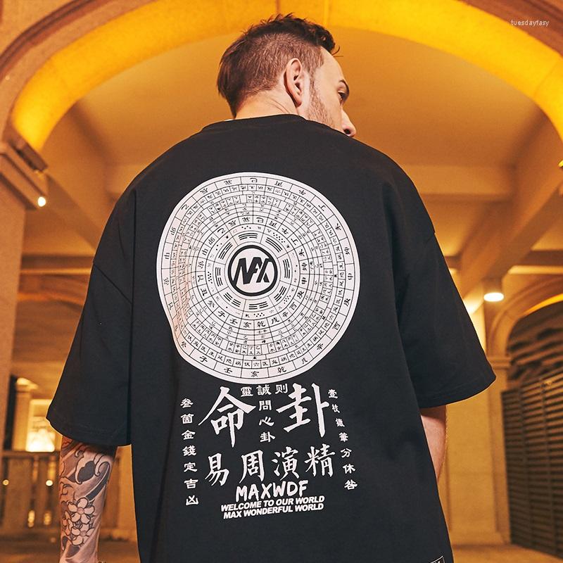 

Ethnic Clothing 2022 Hip Hop Tees T-Shirt Chinese Style Printed Harajuku Loose Men T Shirt Casual Summer Oversized Male Punk Clothes 30062