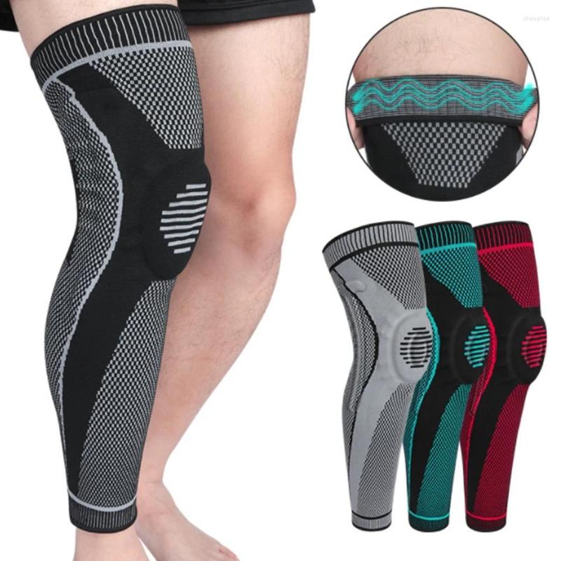 

Knee Pads Brace Sports Bike Compression Leg Long Sleeve Support Patella Meniscus Protector Gear For Work, 1pcs blue
