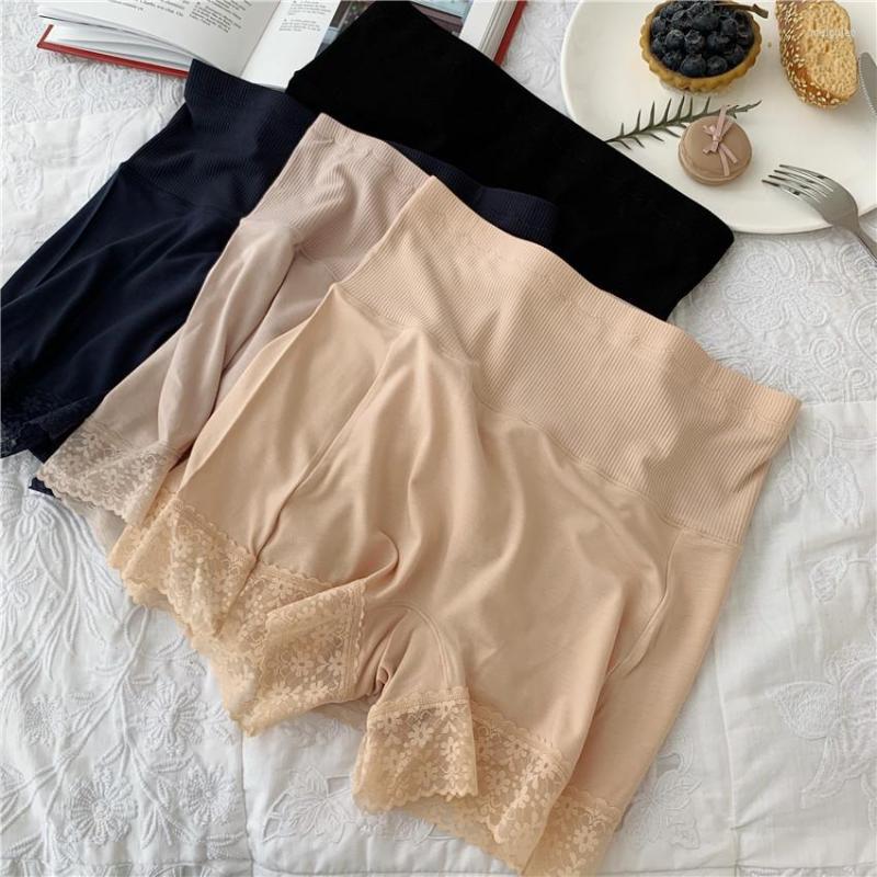 

Women's Panties Summer Safety Short Pants Black Mid Waist Lingerie Women's Boyshort Lace Shorts Under Skirt Womens Boxer