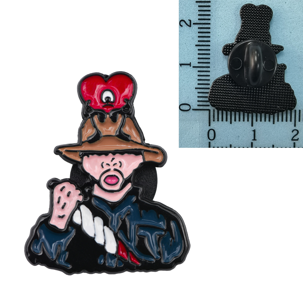 

Wholesale new design metal Bad bunny badge lapel custom soft enamel pin brooch pins popular styles