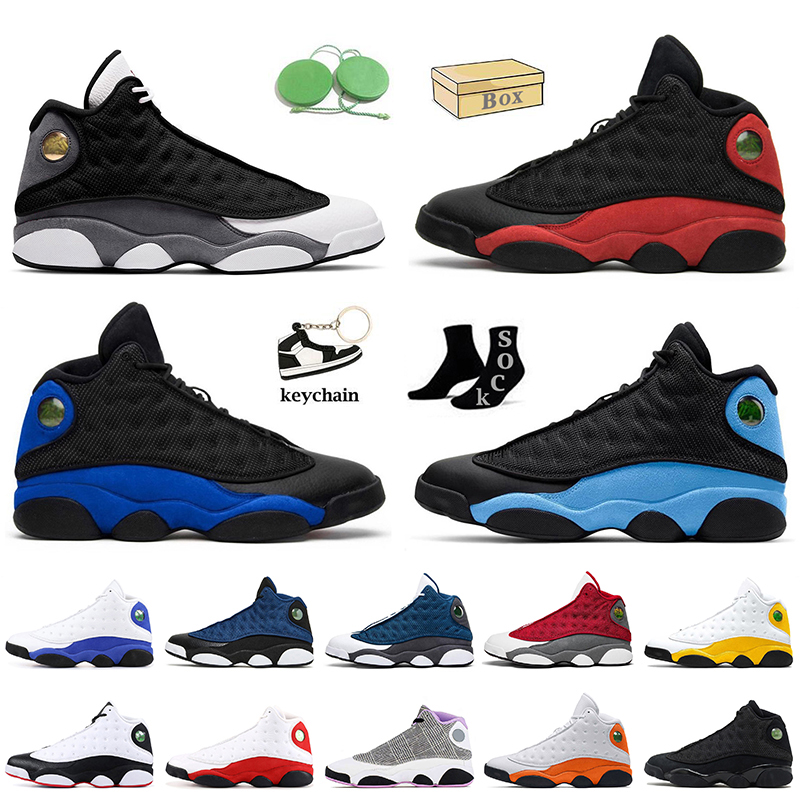 

Basketball Shoes Jumpman 13 Black Flint 13s Navy University Blue Hyper Royal Del Sol Reverse Bred Court Purple Starfish Playground Barons Trainers Sports Sneakers, B49 chicago 40-47