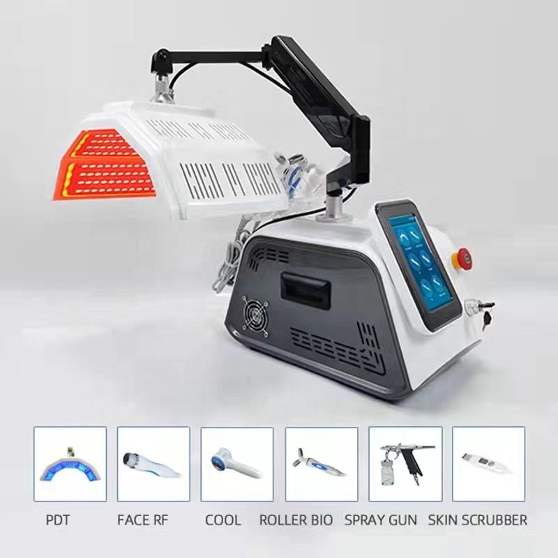 

PDT LED Skin Rejuvenation BIO Cold Hammer Facial 7 Colors Acne Wrinkle Light Faical Care Whitening RF Firming Rejuvenation For Beauty Salon