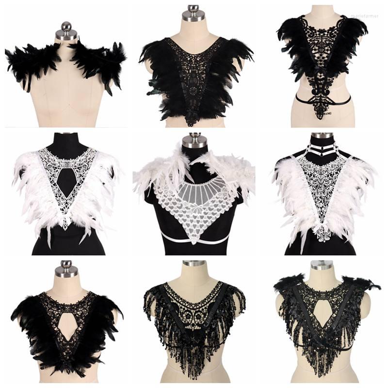 

Garters Black Feather Top Crops Harness For Women Cage With Garter Belts Body Bondage Goth Sexy Fetish Lingerie Clothing Suspender, Mlco0037