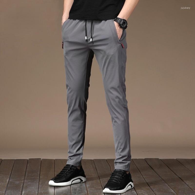 

Men's Pants Loose In Summer Mens Fast Dry Trousers Men's Casual Slim Fit Business Stretch Chino Size M-5XL, Black