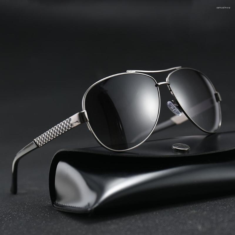 

Sunglasses 2022 Mens Polarized For Sports Outdoor Driving Polaroid Men Pilot Metal Frame Sun Glasses Gafas De