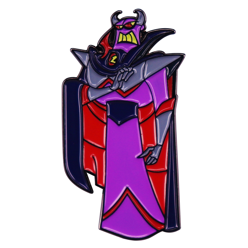 

Evil Emperor Zurrrg Enamel Pin Cartoon Villain Character Badge Brooches Gift Backpack Decoration Jewelry, As picture
