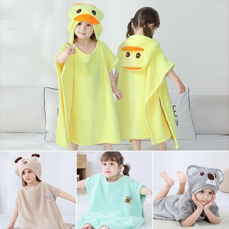 

Bandanas Great Breathable Hooded Kids Bath Towel Coral Fleece Quick Drying