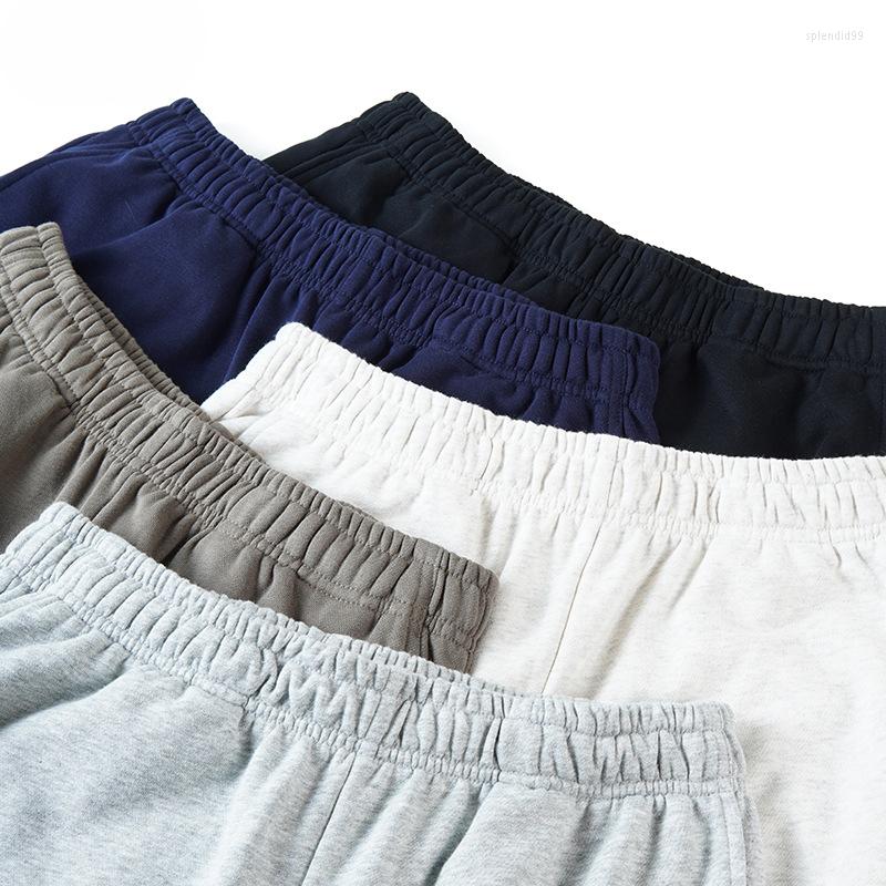 

Men' Pants Fall Winter 350G Heavy Weight Casual For Men Premium Cotton Simple Sport Joggers Drawstring Tie Feet Loose Trousers Male, Sk130714 black