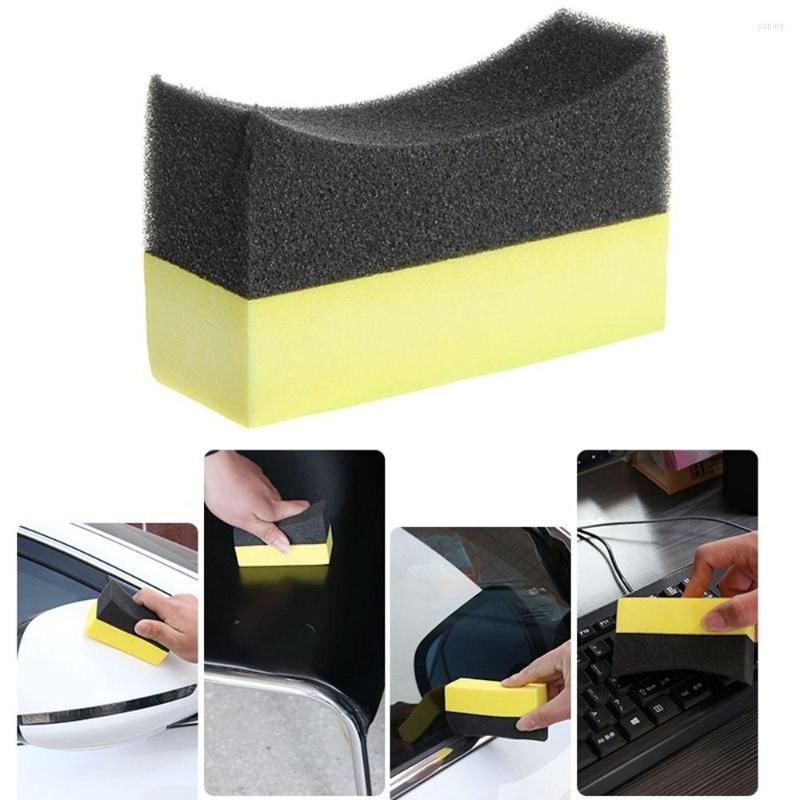 

Car Sponge 3/10Pcs Professional Tyre Tire Dressing Applicator Curved Foam Pad