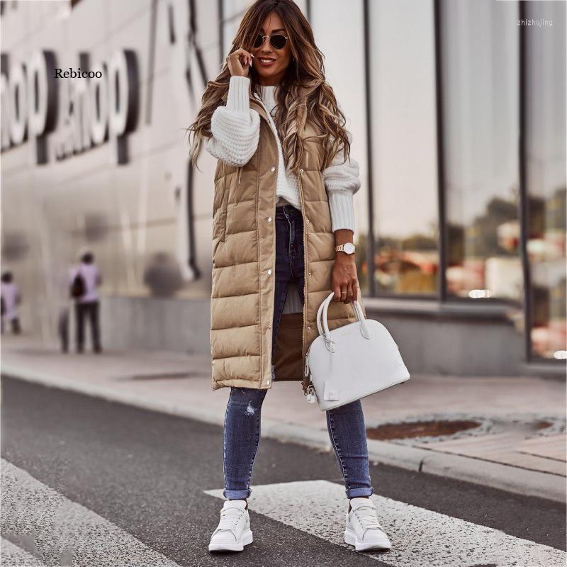 

Women's Vests Winter Women Long Fashion Hooded Sleeveless Casual Lady Brief Outwear Vest Blouse Shirts Coat Femme Sweatshirt, Red