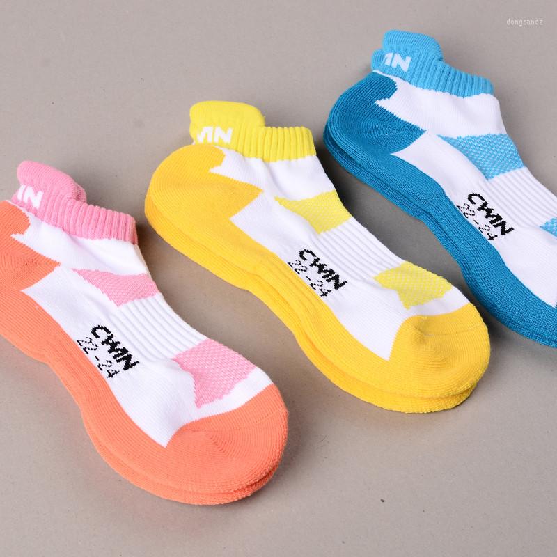 

Sports Socks 1 Pair Camewin Women Sport Breathable Running Badminton Table Tennis Girl Sock Anti Slip Fiets Sokken Bike Antiba, Beige
