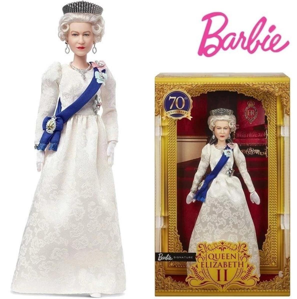 

Collecton Barbie Gift Party Toy 11.5inch Signature Queen Elizabeth II Platinum Jubilee Royalty Monarchy Wholesale DD