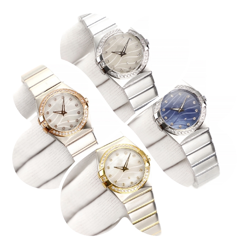 

TW Montre de luxe women Watches 27mm Swiss quartz movement 316L fine steel 18k gold diamond watch Wristwatches Swiss super waterproof, As picture