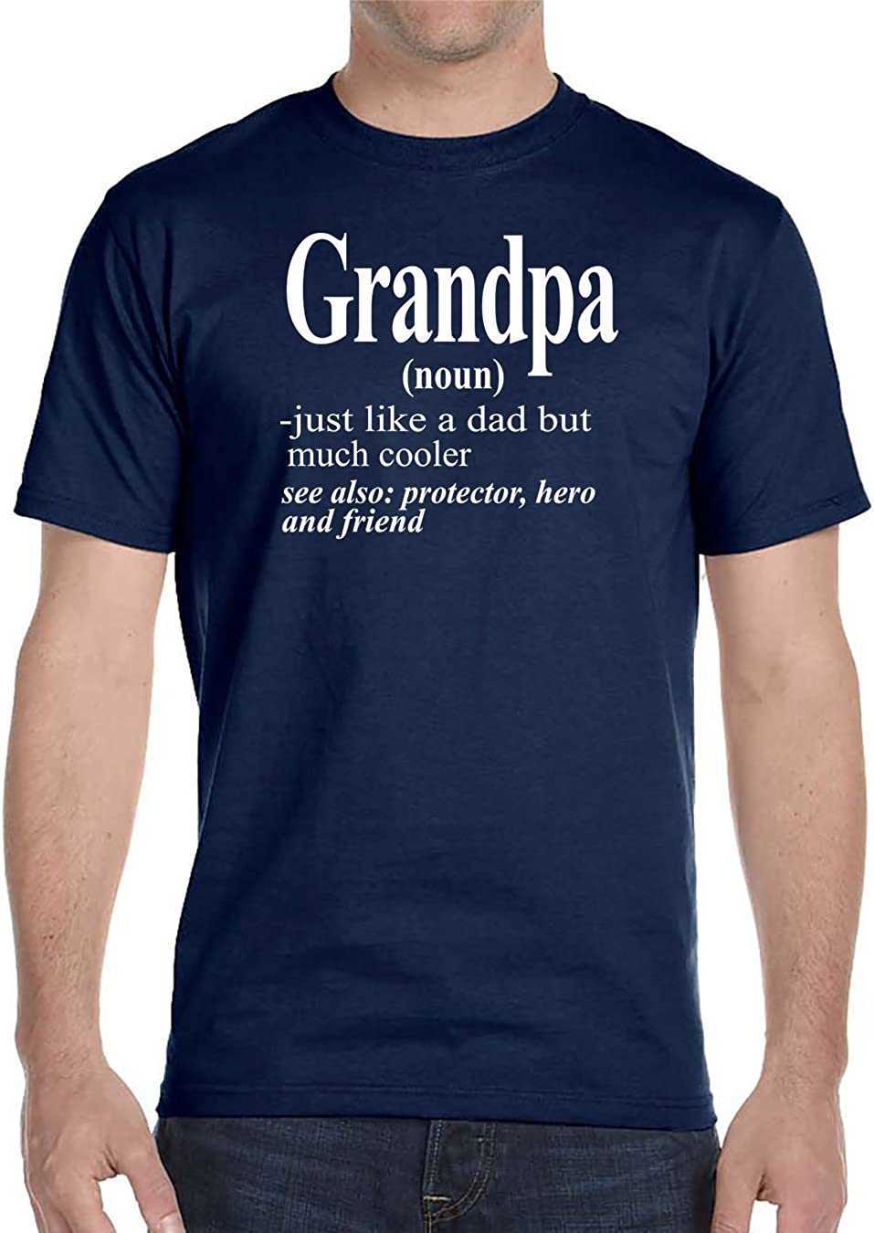 

Summer men's fashion simple durable blue short sleeve T-shirt