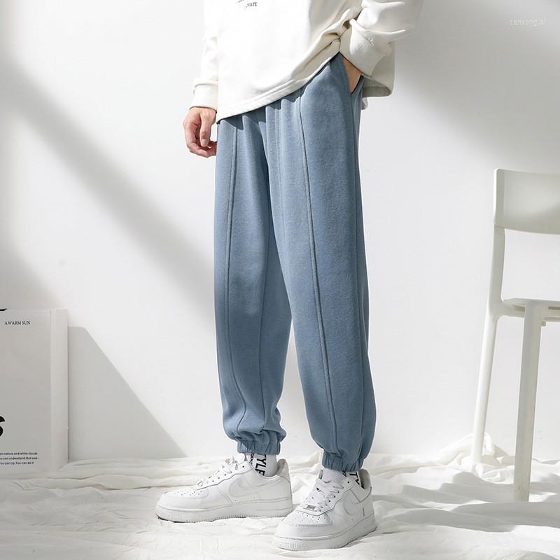

Men's Pants ZOGAA 2022 Autumn Men's Trousers High Quality Korean Fashion Street Style Loose Casual Harlan, White