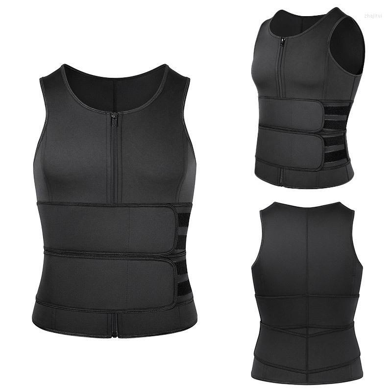 

Men' Body Shapers Men' Men Shaper Waist Trainer Sauna Suit Sweat Vest Slimming Underwear Weight Loss Shirt Fat Burner Workout Tank