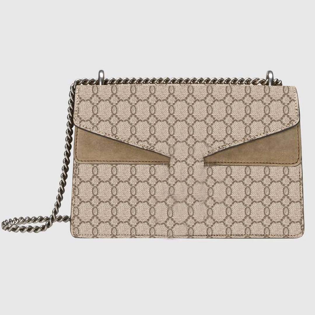 

Designer shoulder bag high quality leather ladies handbag fashion chain GG women messenger bags Hot handbags 3 colors available, Js-khaki