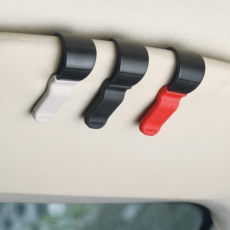 

Car Organizer 3 Color Auto Sun Visor Glasses Fastener Clip Holder For Sunglasses Eyeglasses Ticket Card Universal Multi-Function Interior