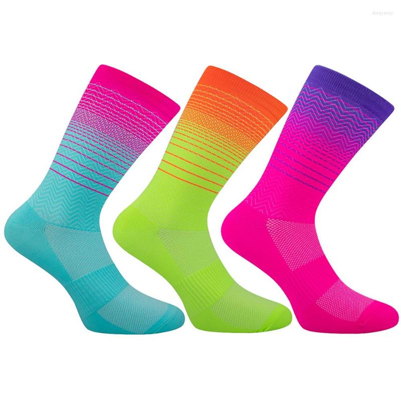 

Sports Socks 2022 Professional Cycling Men Women Bike Breathable Road Bicycle Outdoor Racing 4 Colors, 17