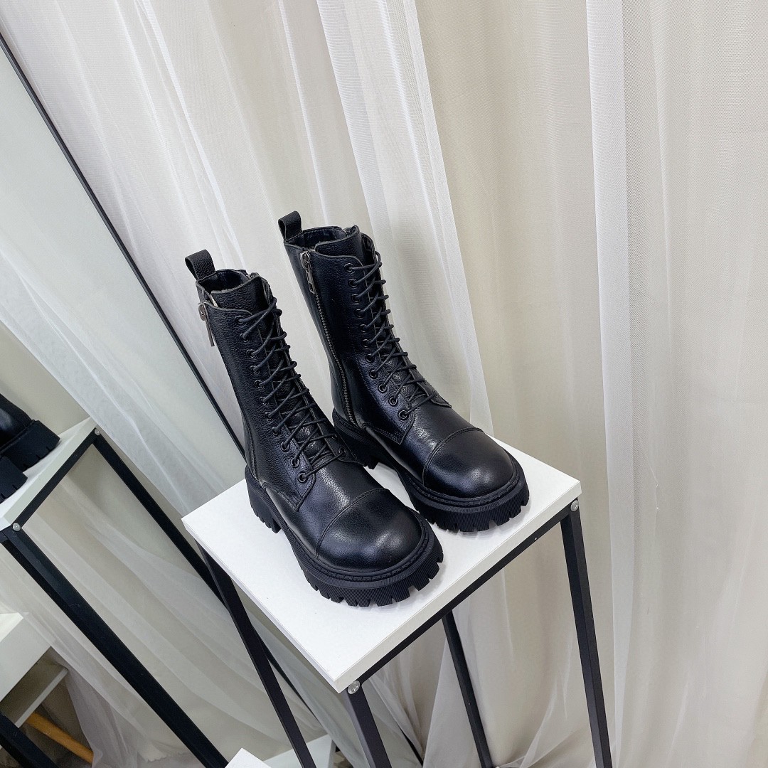 

australian boot long boots snow women designer slipper Half Martin Winter Cowskin Low Heel Genuine Leather Full Grain Round wool booties luxury fur Soft Plain, Black