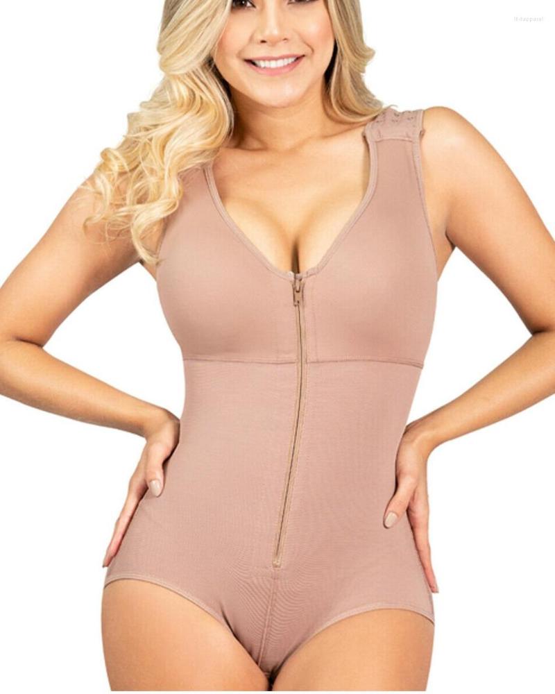 

Women's Shapers Fajas Colombiana Mujer Moldeadoras Skims Shapewear Body Shaper Buttlifter Underwear Hourglass Girdle Waust Trainer Bbl, Beige