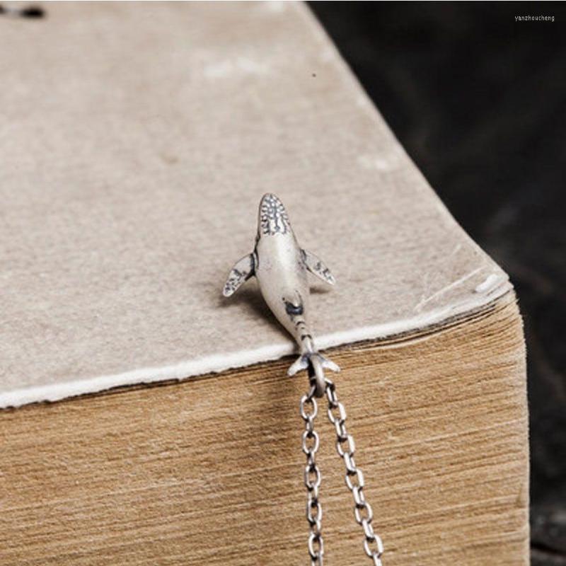 

Chains Jewelry Whale Fashion 925 Silver Ocean Style Necklace Pendant Love Gift