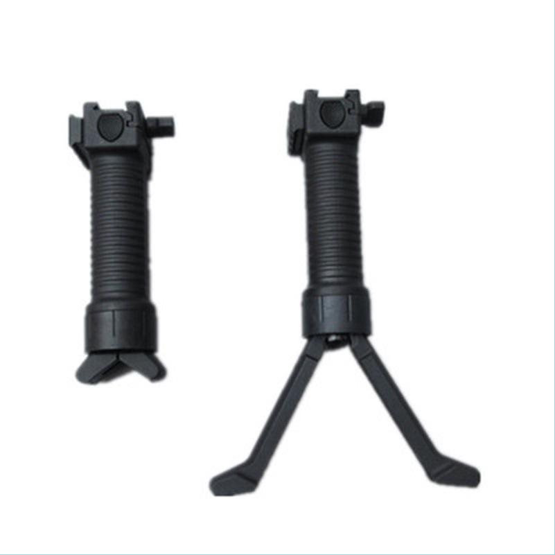 

Tactical Accessories Nylon Grip Bipod Paintball Airsoft Bracket 20Mm Rail Adapter Swing Head Mount Rifle Rack As Dhqbk