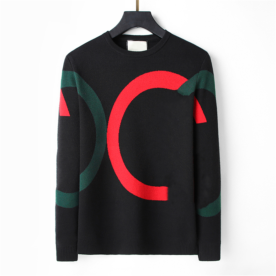 

Mens Designer Sweater Jumper Compass Jumpers Men Overshirt Pullover Womens Sweater Embroidered Sweatshirts Armband Cotton Long S-XXXXXXXL, Black