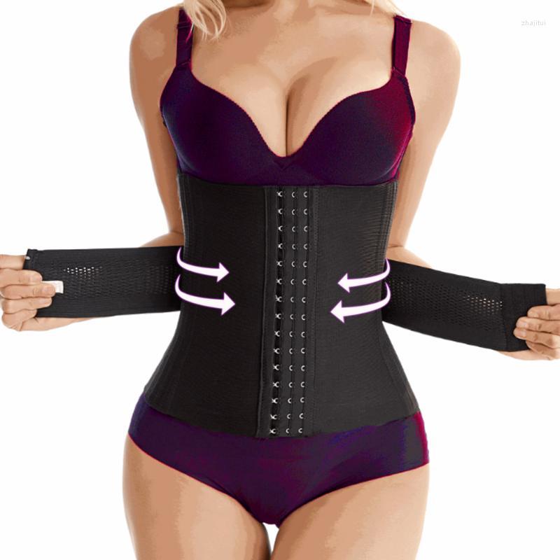 

Women' Shapers Women' Slimming Waist Trainer Belt Body Shaper Modeling Strap Tummy Colombian Girdles Corrective Underwear Reducing, Black