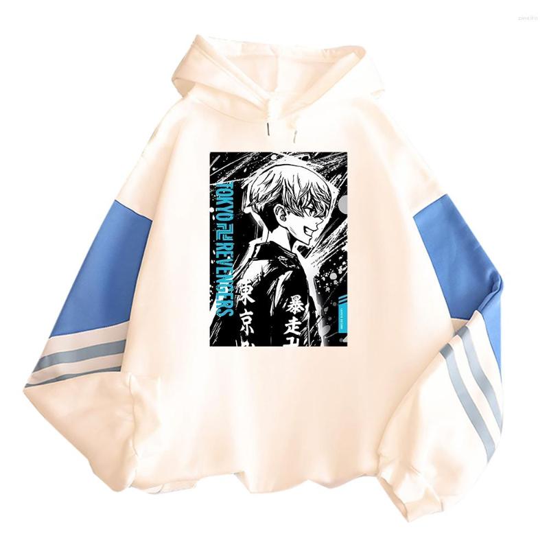 

Men's Hoodies Autumn Tokyo Revengers Chifuyu Matsuno Men Sweatshirts Harajuku Loose Pullovers Street Korean Style Creative Hooded Tops, Green