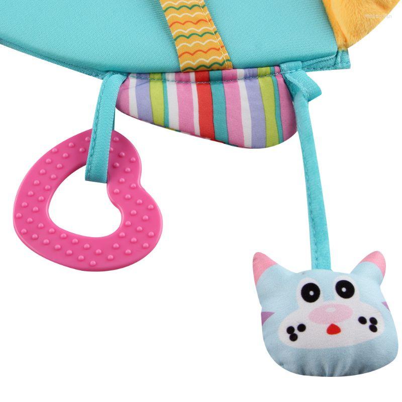 

Stroller Parts Car Rearview Mirror Baby Hanging Toys Plush Teether Teething Safe Stuffed Born Seat Infant Nursing Care Toy Soft