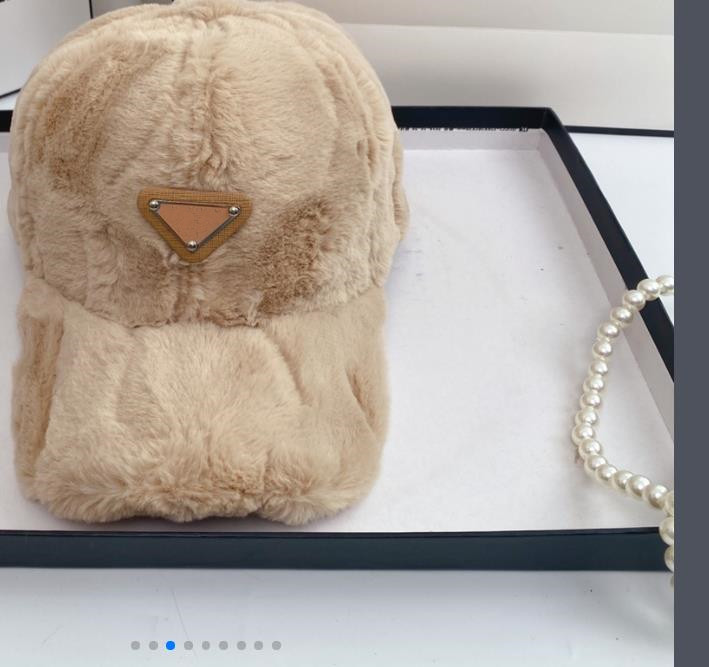 

Fur Baseball Caps 2022 Winter Womens Winter Thick Warm sports golf Cap Unisex Outdoor Peaked Sun hat Hip Hop Sport bone casquette hats, Green