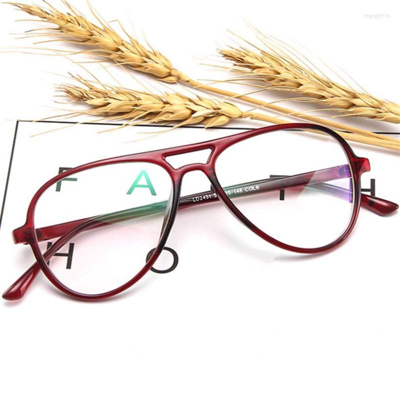 

Sunglasses Frames Fashion Retro Pilot Glasses Frame Women Men Oversized Spectacles Clear Lens Transparent Fake Eyeglasses