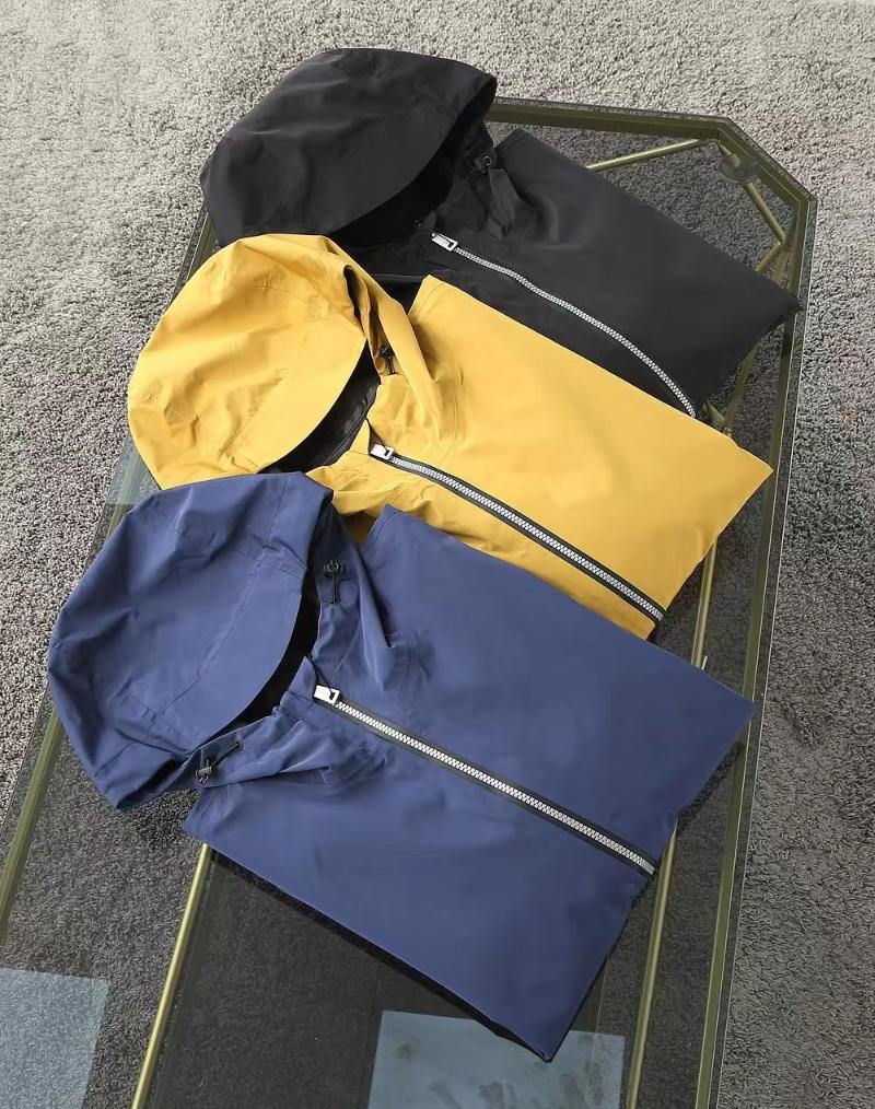 

Men's Jackets High-end Autumn Winter Men Fashion Loose Casual Zip-up Wind Jacket Waterproof Windproof Outdoor Dust Coat, Yellow