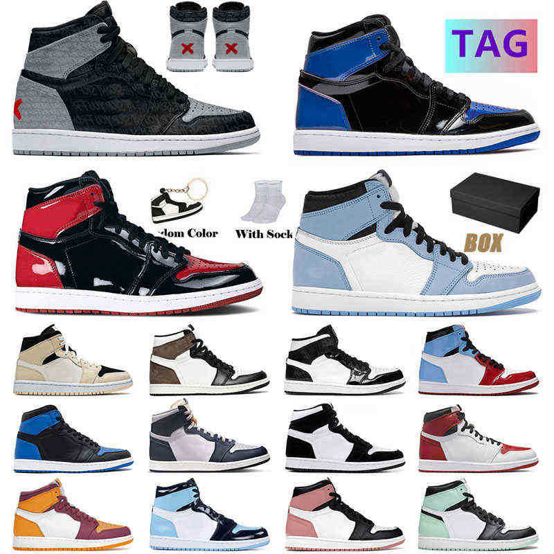 

New Arrival Jumpman 1 1s Outdoor Shoes Authentic For Men Women Cactus Jack High Heritage University Blue Mid Dutch Green C air designer shoe OG, 36-46