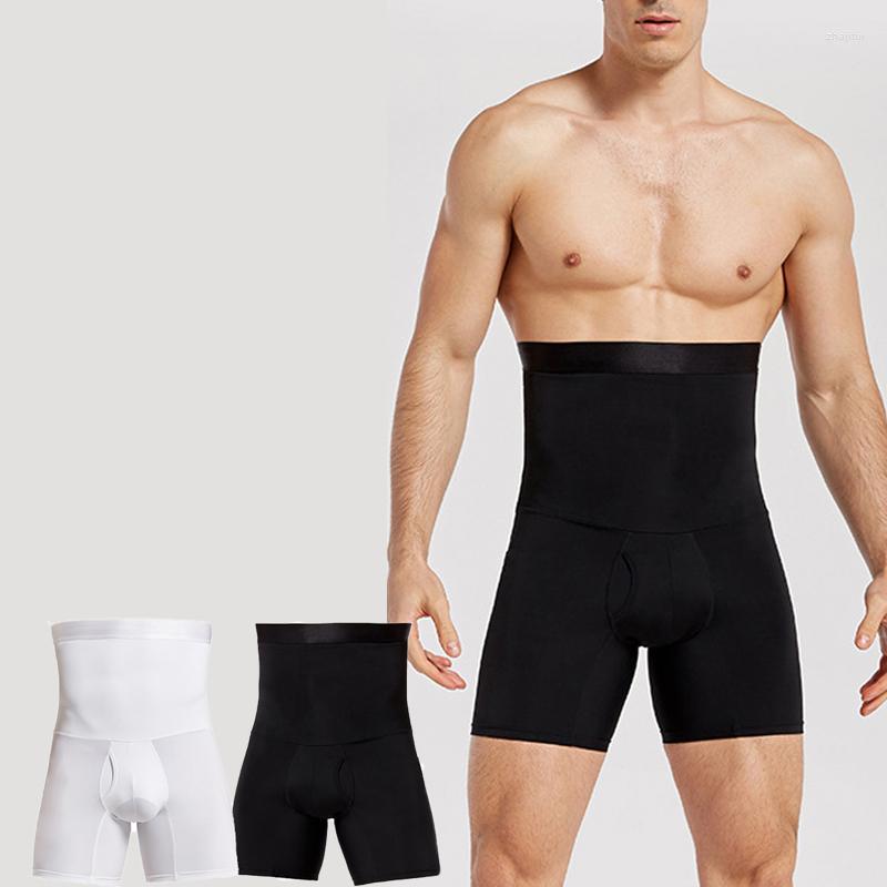

Men's Body Shapers Men's Men Tummy Control Shorts High Waist Slimming Shaper Compression Shapewear Belly Girdle Underwear Boxer Briefs