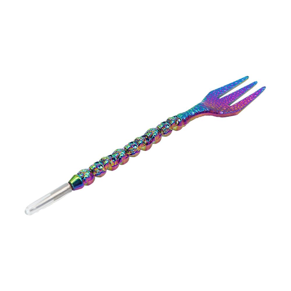 pipe smoke accessory cigarette dab tool 170MM Hookah Fork Chicha Tobacco Pipes Metal Wax Oil Tool Smoking-image-809889901