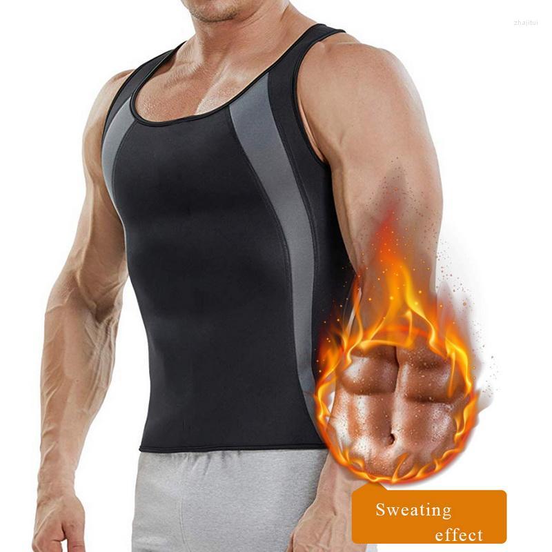 

Men' Body Shapers Men' HEFLASHOR Shapewear Men Brand Sauna Trainer Workout Vest Gym Tops Neoprene Bodybuilding Abdomen Waist Shaper